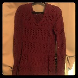 Pattyboutik knit hoodie size medium